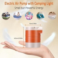 微小尺寸 47x54x65mm 高品質露營 16W DC3.7V USB Type-C 充電露營床墊充氣泵附 LED 燈 2154 sasckp Tiny Size 47x54x65mm High Q