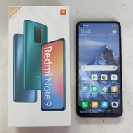 redmi note 9 ram 6 memory 128 second bekas garansi resmi