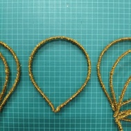 cekak rambut gold, cekak siap lilit