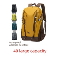 beg travel bagpack woman 40L berkapasiti besar beg gunung luar anti-percikan, ransel perjalanan mend