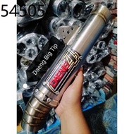 daeng sai4_ ❈Universal 51mm Inlet Motorcycle Exhaust Muffler Pipe Canister Pipe Daeng Charama Exhaus