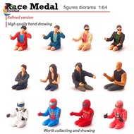 chulisia People Figure Scene People Figure Model Car Kits Kit Little People Resin Diorama Figurine w