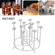 [GIHT]Stainless Steel Kebab Rack Air Fryer Accessory Grill Rack for 6/8QT Air Fryer