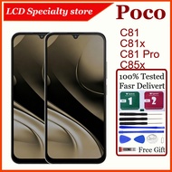 Original For Poco C81 C81x C81 Pro C85x LCD Display Touch Screen Replacement