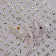 Nail sticker letter ABC tomoni 3453 Gilding nail sticker Black Gold nail letter sticker