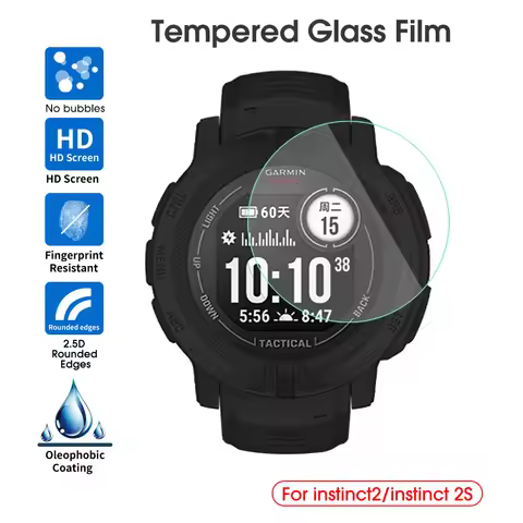5/3/1pcs Tempered Glass For Garmin Instinct 2 2S HD Clear Screen Protector Anti-scratch Film for Gar