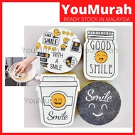4pcs SMILE KITCHEN CLEANER SPONGE