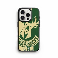 Softcase Casing Case iphone 17 16 15 14 13 12 11 Pro Air Max Mini Plus X Xs Max XR Milwaukee Bucks L