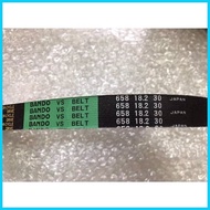 ⊙ ⭐ ▤ 658-18.2 -30  Fan belt Dio 3 (BANDO MADE IN JAPAN)