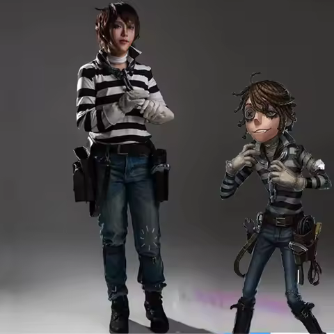 Game Identity V Cosplay Costumes Prisoner Luca Balsa Cosplay Costume Survivor Original Skin Uniforms