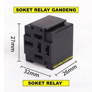 4-Piece 5-Pin Relay Socket| 4-Prong Relay Socket 5-Pin/ Relay Socket