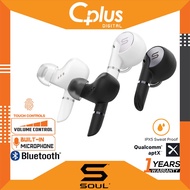 Soul Electronics Sync Pro Bluetooth 5.0 Superior True Wireless Noise Cancellation Earbuds with Dual 