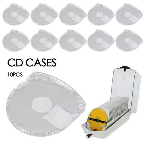 10pcs Accessories Protector Dvd Shell Disc Cases For Psp Umd Cd Case Game Cd For PSP