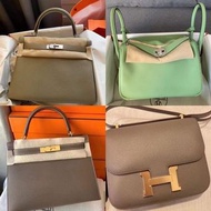 🆕🇭🇰Hermes Constance mini Kelly 28 Lindy 26