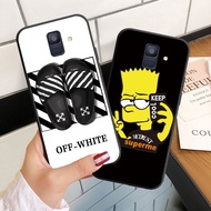 Casing For Samsung Galaxy A6 A6+ A8 A8+ Plus A7 A9 2018 Soft Silicoen Phone Case Cover Cool