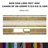 Canon EF 28-135mm F/3.5-5.6 IS USM Lens Skin | Embossed 3M Film sticker for camera lenses 28-135