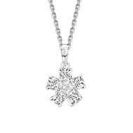 Merii สร้อยคอเงินแท้ 925 ชุบโรเดียม ประดับเพชร CZ ยาว 16 นิ้ว ดีไซน์รูปดอกเดซี่ : Fresh As a Daisy 2