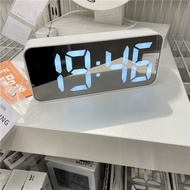 IKEA IKEA Noning Alarm Clock Thermometer Alarm Time Table Clock Bedside Wake Up USB Mirror ins Style
