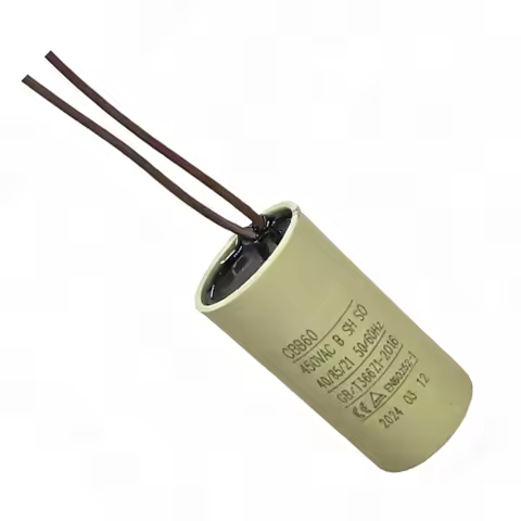 2 Pcs 4uF CBB60 Capacitor For Circulating Water Pump Hanging Fireplace Air Compressor Motor Run Capa