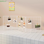 EGALLY Display Rack, Grid Metal Storage Rack, Creative with Base Grid Frame Jewelry Booth Rack For G