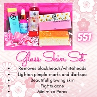 Authentic G21 Glass Skin Set (Duo Soap + Toner + Serum) W/FREEBIES