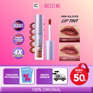 dazzle me Ink-Gloss Ink Gloss Lip Tint Watery Ink Gel Liptint Long Lasting 12 Hours Hydrating Glossy
