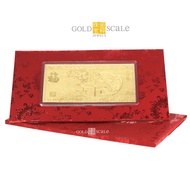 Gold Scale Jewels 999 Pure Gold 步步高升 Prosperity Gold Note