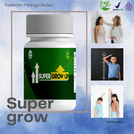SUPER GROW Suplemen Peninggi Badan Cepat Penambah Tinggi Badan Ampuh Vitamin Tulang Tinggi Kalsium