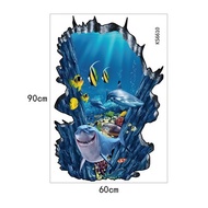 3D Wall Sticker Floor Sticker Kids Floor Sticker Room Decoration Bedroom Decoration Stiker 3D Kanak-