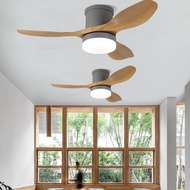 Ceiling Fan With LED Lights New Ceiling Inverter Ceiling Fan Light Bedroom 42/48/52 Inch Ceiling Fan With Lights (NB)