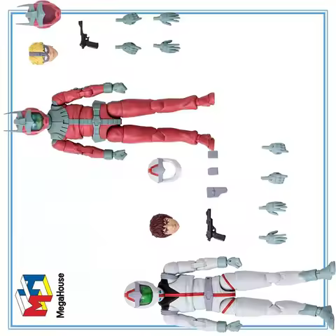 100% Original MegaHouse G.M.G. Collection Earth Federation Forces Kidou Senshi Gundam Amuro Ray Prin