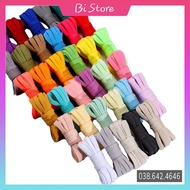 [36 color palette - 160cm] Flat shoe laces 1m6 long for AF1, J0rdan, C0nverse, Vanz high-top shoes [