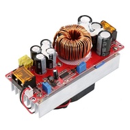 1500W DC-DC Step Up Boost Converter 10-60V ถึง12-90V โมดูลจ่ายไฟปัจจุบันพร้อม Fan6888