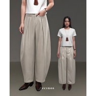 ECINOS - Joan Barrel Cotton Trousers | Pants Wanita | Trousers Wanita | Barrel Trousers