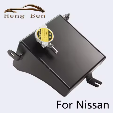 240SX S13 SR20DET KA24DE KA24E KA24 Aluminum Coolant Overflow Tank Reservoir Kit For Nissan