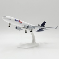 Diecast Metal Plane Model Toy 20cm Fedex Express MD-11 Arilines Miniature Replica
