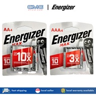 Energizer Max AA / AAA Alkaline Power Batteries (6 batteries per pack)