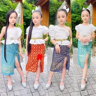 ชุดไทยเด็กลอยกระทง ชุดไทยประยุกต์เด็ก ชุดไทยเด็กผู้หญิง ชุดไทยกระโปรงเด็ก ชุดไทยใส่ไปโรงเรียน ชุดไทยใส่ไปงานแต่ง