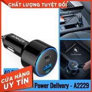 Anker PowerDrive+ Speed 49.5W 2-Port Car Charger with Integrated USB Type-C Port / Power IQ 2.0 Powe