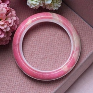 No.250 南美薔薇輝石手鐲 玫紅 53.5mm圈口 雲彩紋 玫瑰石 手環