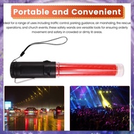 Traffic Wand 26cm Led Traffic Control Wand Safety Light Wand with 2Flashing Modes Air Marshaling Sig