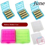 JUNEGOODS Battery  Rechargeable Battery Container Coloful For 14500 10440 Battery Holder Storage