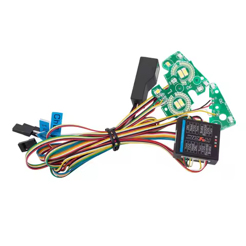 LED Light System Front & Rear Lamp Group for Traxxas TRX4 Defender TRX-4 1/10 RC Crawler Car Turn Si