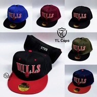 YL Caps Snapback Cap Close Cap for Adult Unisex Men and Women Bull Cap Closed Cap Sumbrero Baseball