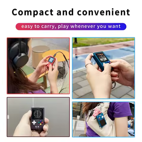 ANBERNIC RG Nano Retro Handheld Game Console Portable Game Console Mini Aluminum Alloy with 1.54 Inc