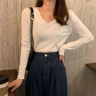 KFC Long Sleeve V-Neck T-Shirt Soft And Comfortable 666