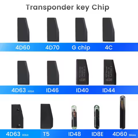 Dandkey 4D40 4D44 4D46 4D63 40Bits/80bits 4D48 4D60 Glass 4D70 ID8E T5 4C G Chip Car Transponder Key