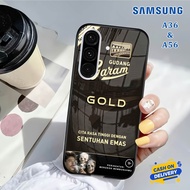 SAMSUNG A36 & SAMSUNG A56 Glass Softcase - SAMSUNG A36 & SAMSUNG A56 Mobile Case [T11]
