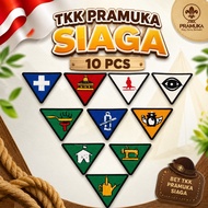 TKK SiagaPRAMUKA Mixed Package Contains 10 Pcs Embroidery Bet Special Skills Sign