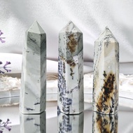 稀有國畫石 草花石 收藏 水墨 花草 山川 觀賞 招財 晶柱 禮物